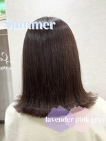 カラークチュール(Color Couture)&nbsp;外ハネボブ/セクションカラー/ベージュ/グラデーションカラー