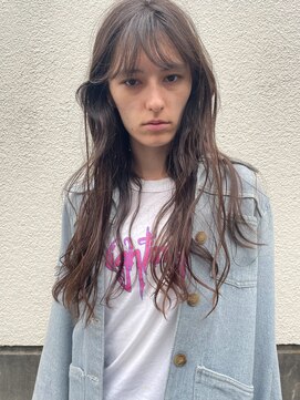 ジョリ(joli) フェイスレイヤー/前髪カット/黒髪/ブラック/ベージュ/眉毛