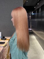 ペレ 栄店(PELE)&nbsp;切りっぱなしボブ/エアリーロング/美髪/ピンクブラウン/栄