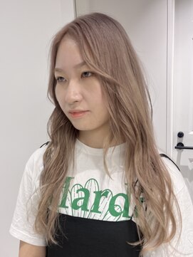 ゼスト 八王子店(ZEST) ホワイトミルクティー/ハイトーンカラー/レイヤー【佐々木麻衣】