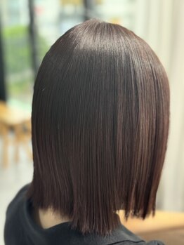 ルスリー 神奈川大和店(Lsurii)の写真/まるで『元からサラツヤ髪』な仕上がりは必見◎毛髪改善トリートメントとセット施術がオススメです♪