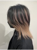 ウルフインナーカラー