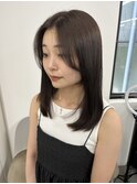 髪質改善カラー 顔まわりレイヤー