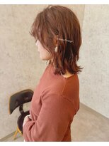 エミファ(emifa)&nbsp;くしゃっと重めレイヤー×Orange