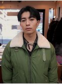 薬院 メンズショート スパイキーショート ピンパーマ