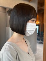 ロンド ボーイ 表参道(Lond BOY)&nbsp;イメチェン外ハネボブ美髪ワイドバング顔周りレイヤーカット