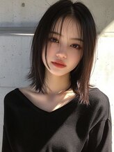 ルファン(lufun) lufun姫路北条/ミニボブ/髪質改善トリートメント/ブリーチカラー