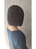 切りっぱなしボブ