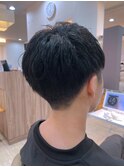 爽やかツーブロック/アップバングショートアップバング ビジネス