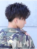 爽やかハーフアップバングショート