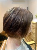 丸みショートボブ