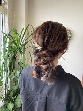 ケイズプラスカラン(HAIR AND MAKEUP K's PLUS calin) 【倉敷　沖/calin】ヘアセット