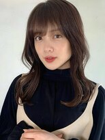 ステアケース 武蔵小杉店(stair:case)&nbsp;くびれ巻き大人ガーリー艶髪グレージュ薄め前髪20代30代