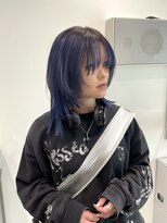 イル 天神西通り店(ill)&nbsp;ウルフカット/ブルーカラー