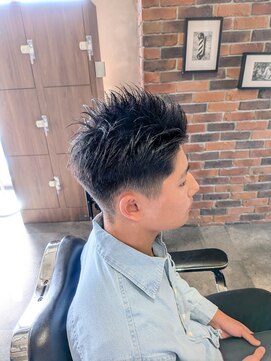 ワンワンオー バーバーショップ コンチネンタル(@110 BARBER SHOP continental) スパイキーショート