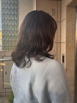 ミディアムパーマ/ニュアンスパーマ/ゆるふわミディアム