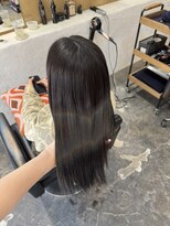 チャプター 問屋町(chapter)&nbsp;透明感ケアカラーオリーブグレージュ髪質改善トリートメント韓国