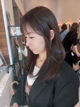 エスデザイン(es design) カラーと一緒に髪質改善トリートメント