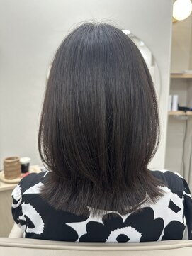 トッカ 広島(tocca) 縮毛矯正×ミディアムくびれレイヤースタイル☆°+