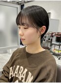 透け前髪×耳かけショート