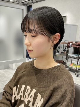 リアン バイ キートス(Lien by kiitos) 透け前髪×耳かけショート
