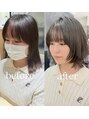 ロミー 本厚木(ROMMY.)&nbsp;伸びたボブからボブレイヤーに◎顔まわりレイヤーでかわいさup♪
