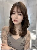 レイヤーカット髪質改善顔周り前髪ボブブリーチ44