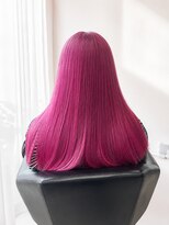 カットカットカットヴェンティ(Cut!Cut!Cut!VENTI)&nbsp;高発色ピンク×艶ストレートロング