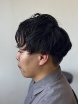 メンズカット バイ ソイクフ(メンズカット by SOY-KUFU)&nbsp;マッシュセンターパートシャドーパーマセンター分けツーブロック