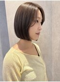 福井 大和田 ボブ タッセルボブ 透明感カラー