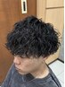 【デザインパーマ】カット+パーマ+シェービング ¥15,400~