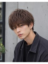 MEN's Baguz MEN'Sカット/ MEN'Sパーマ/ MEN'Sカラー 韓国風マッシュニュアンスパーマ束感メンズトレンドヘア