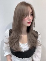 ロッソ 大橋店(Rosso)&nbsp;ベージュブラウンの流れるロング【大橋】