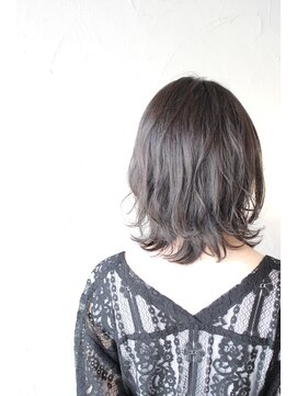 デコヘアーフラッペ(DECO HAIR frappe) ネイビーアッシュ×透明感ＵＰ