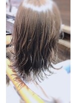 エクラロル(hair&make e'clat Lol)&nbsp;レイヤー束感セミロング