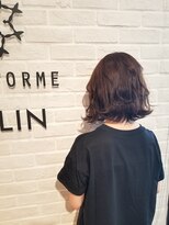 ビューティー エールフォルム 浜松有玉店(BEAUTY YELLFORME)&nbsp;エドル  ツヤ透け感 アッシュ