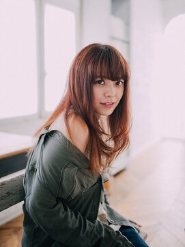 アカサ(A.casa) 毛先カールロングヘア/20代/30代/40代/50代/西阿知/イオン倉敷