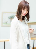+animo南流山+前髪パッツン！うる艶髪鎖骨ミディアムC