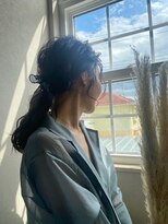 ムフフ(MUFUFU)&nbsp;ふわふわミディのポニーテール