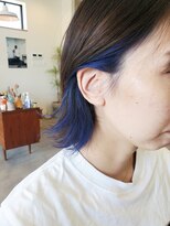 ヨハク(yohak)&nbsp;イヤリングカラー×ブルー