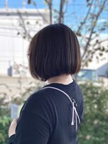 ヘアー ホスピタル ソアン(hair hospital soan)&nbsp;ミニボブ☆ナチュラルベージュ☆オリーブカラー