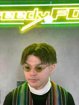 グリーディーフォックス 代々木(Greedy FOX) 束感/コンマヘア/アップバング/ツーブロックマッシュ/フェード