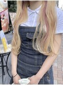 ブロンド×ぴんく