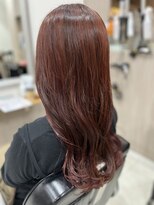 ヘアアンドメイク 心座(hair&make)&nbsp;秋色レッドブラウン　東大阪布施　福田昌子