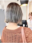 小顔タッセルボブ×美髪[ぱつっとボブ/縮毛矯正/横浜韓国]