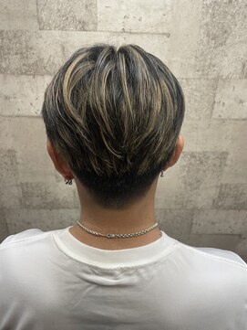 プライベートガーデンルーア(Private Garden Lua) メンズ刈り上げコントラストハイライト