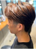 ストレートセンターパート