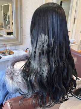 リコ バイ マリス(Liko by maris) 【ブルーブラック】髪質改善カラー/トリートメント/透明感カラー