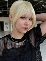 ドロシー 郡山桑野店(Dorothy) 黒髪ボブルフネビージュ小顔ワンレン