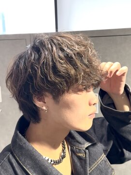 テクト バイアッシュ 吉祥寺店(Tect by Ash) ブラウンシャドウパーマウルフ